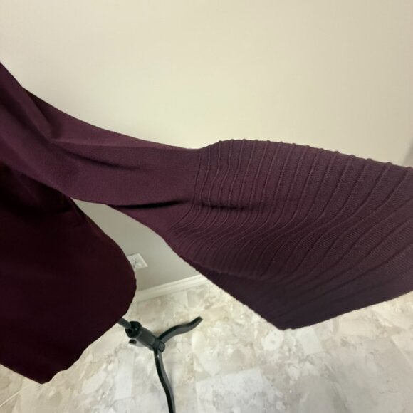 Maroon Bell Sleeve Sweater - Picture 3 of 4